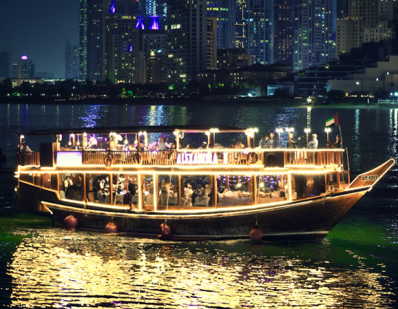 Dubai Creek Dhow Cruise Tours