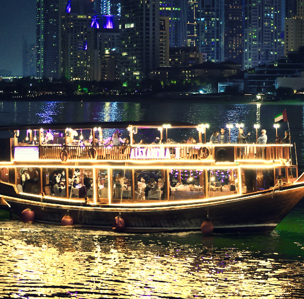 Dubai Creek Dhow Cruise Tours