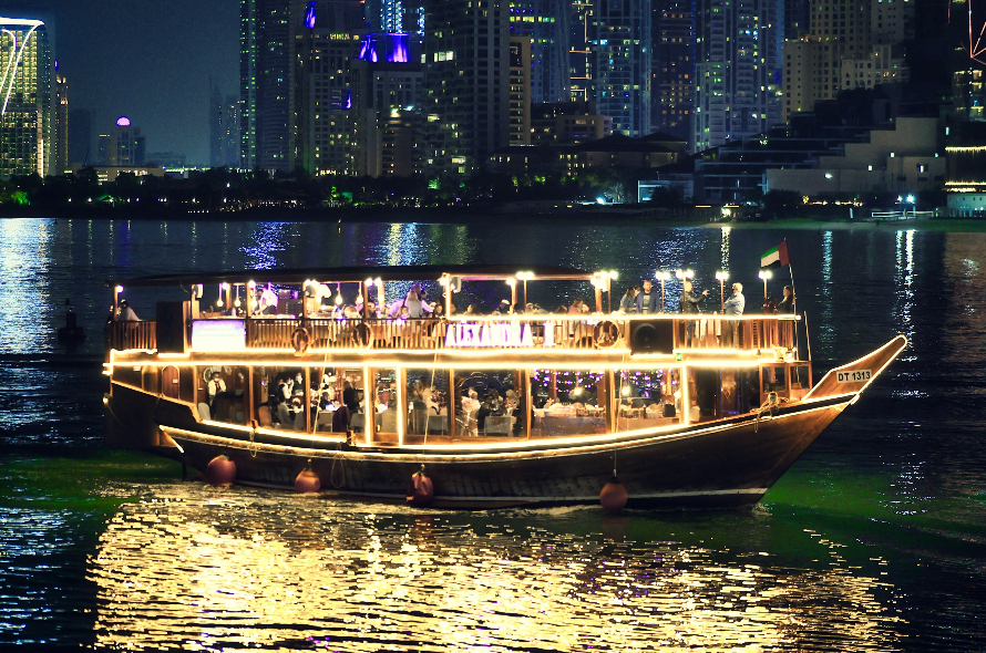 Dubai Creek Dhow Cruise Tours